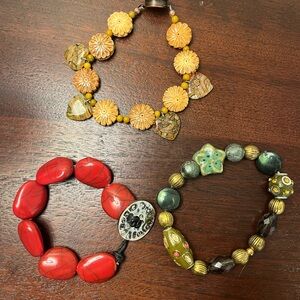 Set of 3 Boho Bracelets